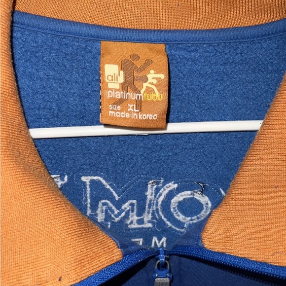 Vintage Platinum Fubu Muhammad Ali USA 80 full zip sweatshirt polo Size XL - Picture 5 of 10